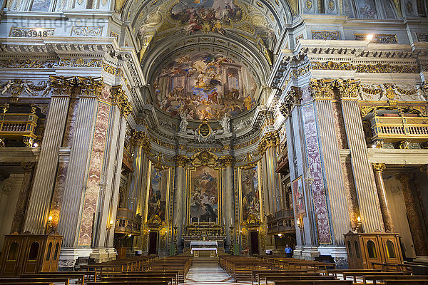 Kirche von Sant Ignazio fuori le mura  innen  Rom  Latium  Italien  Europa