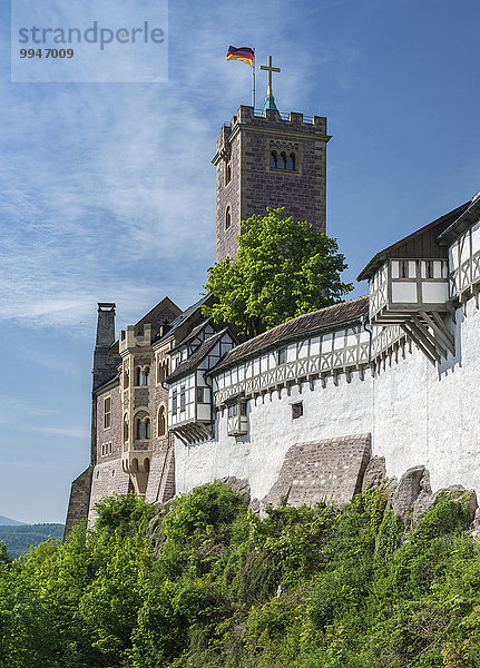 Wartburg  UNESCO Weltkulturerbe  nach Restaurierung 2014  Eisenach  Thüringen  Deutschland  Europa