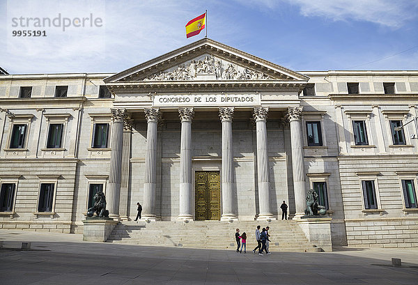 Spanischer Kongress der Abgeordneten  Madrid  Spanien  Europa