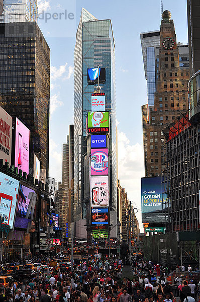 Times Square und Times Tower  Manhattan  New York City  New York  USA  Nordamerika