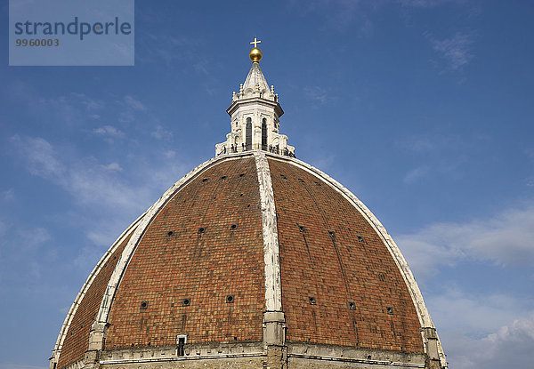 Kuppel vom Dom  Duomo Santa Maria del Fiore  Florenz  Toskana  Italien  Europa
