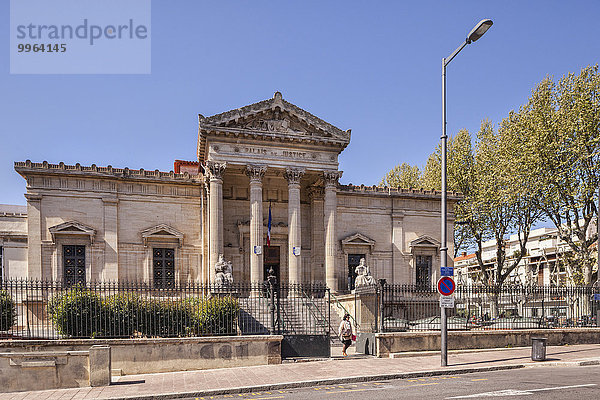 Justizpalast  Perpignan  Languedoc-Roussillon  Département Pyrénées-Orientales  Frankreich  Europa