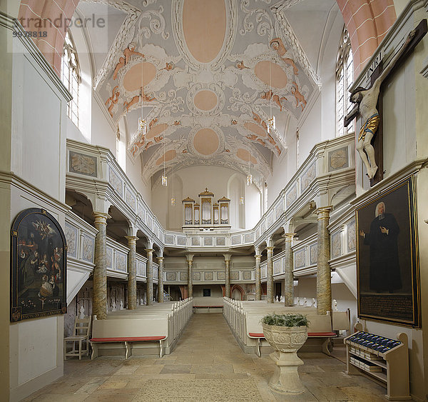 Stiftskirche St. Maria  Kloster Himmelkron  Himmelkron  Oberfranken  Franken  Bayern  Deutschland  Europa