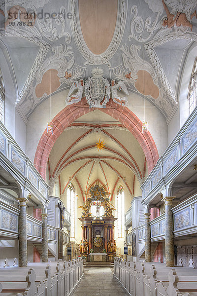 Stiftskirche St. Maria  Kloster Himmelkron  Himmelkron  Oberfranken  Franken  Bayern  Deutschland  Europa