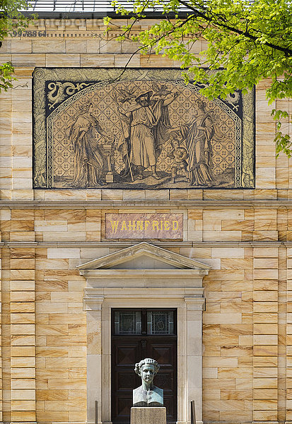 Villa Wahnfried  Richard-Wagner-Museum  Bayreuth  Oberfranken  Franken  Bayern  Deutschland  Europa