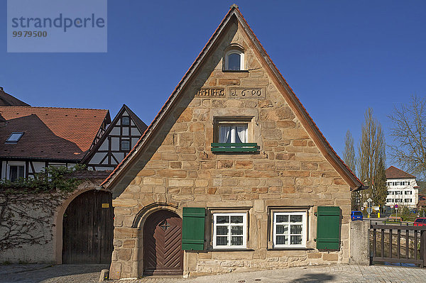 Ehemaliges Pflasterzollhaus von 1690  Hersbruck  Mittelfranken  Bayern  Deutschland  Europa