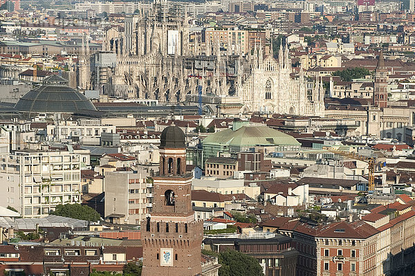 Italien  Lombardei  Mailand  Stadtbild von Torre Branca