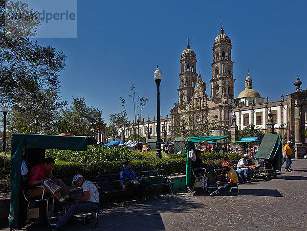 Amerika Stadtplatz Mexiko Basilika