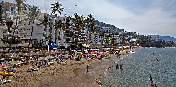 Strand Großstadt Mexiko