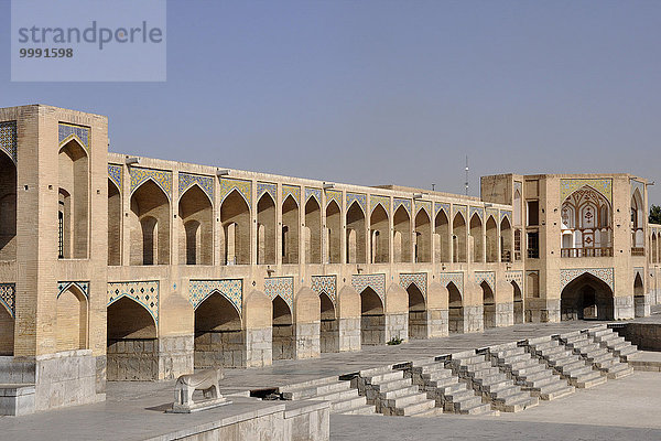 Brücke Politiker Iran Isfahan