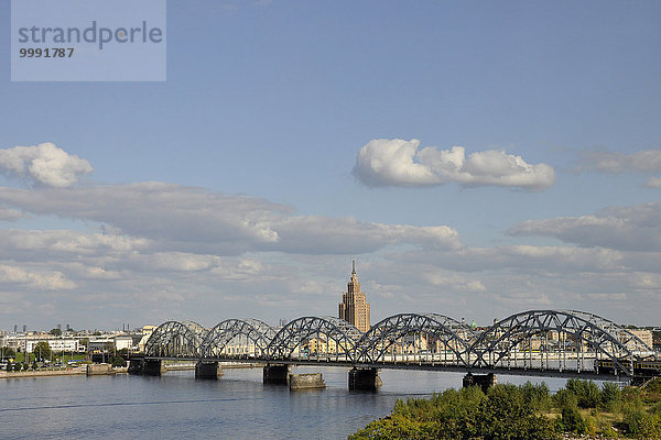 Landschaft Riga Hauptstadt Lettland