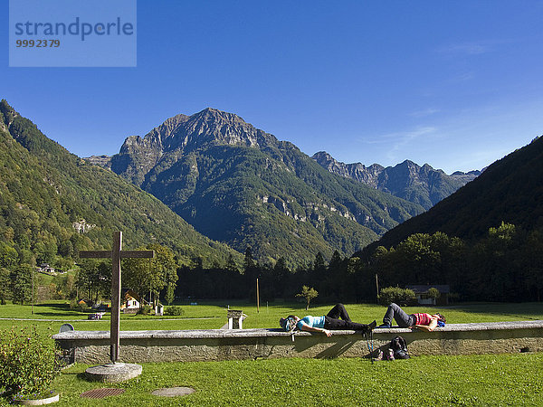 Landschaft Schweiz Kanton Tessin