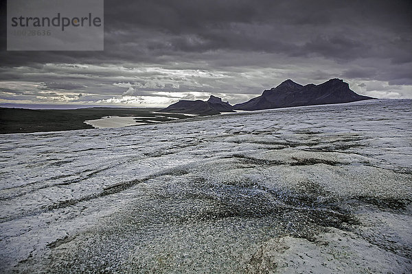 Ruhige Landschaft  Langjokull  Island