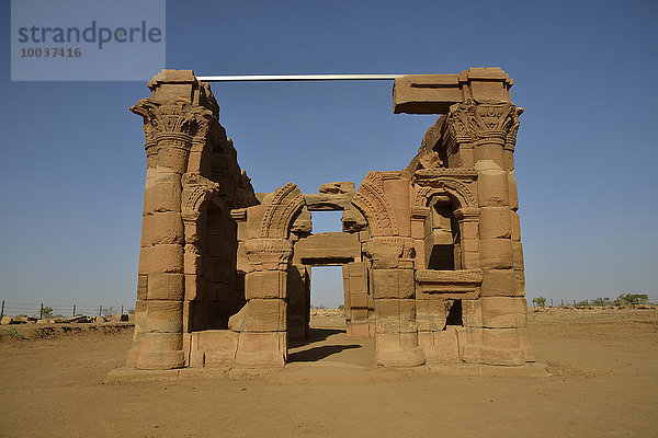 Hathor-Tempel oder Römischer Kiosk  Naga  Nubien  Nahr an-Nil  Sudan  Afrika