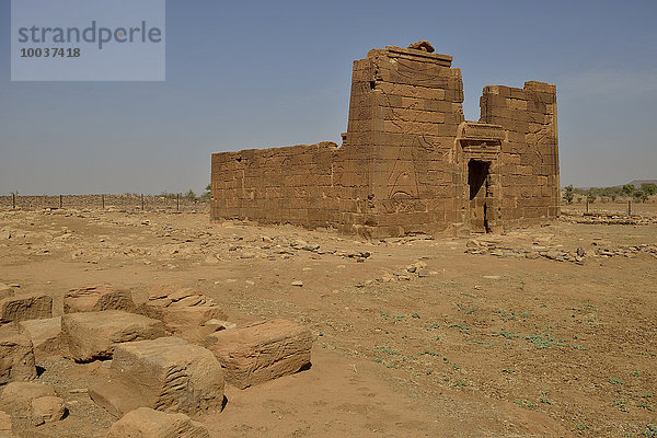 Löwen-Tempel für den Löwen-Gott Apedemak  Naga  Nubien  Nahr an-Nil  Sudan  Afrika