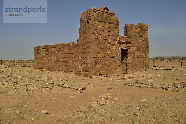 Löwen-Tempel für den Löwen-Gott Apedemak  Naga  Nubien  Nahr an-Nil  Sudan  Afrika