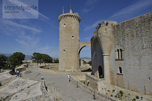 Castell de Bellver  Palma de Mallorca  Mallorca  Balearen  Spanien  Europa