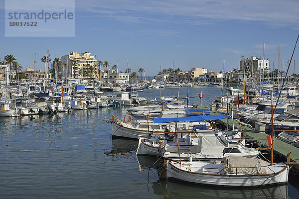 Hafen von Portixol  Palma de Mallorca  Mallorca  Balearen  Spanien  Europa