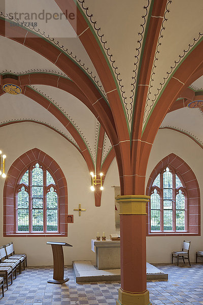 Kapitelsaal im Augustinerkloster  1505-1508 lebte hier Martin Luther  Altstadt  Erfurt  Thüringen  Deutschland  Europa