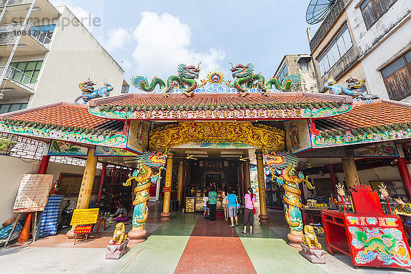 Chinesischer Tempel  Bangkok  Thailand  Asien