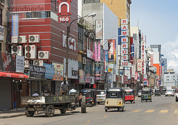 Hauptstraße  Pettah  Colombo  Sri Lanka  Asien