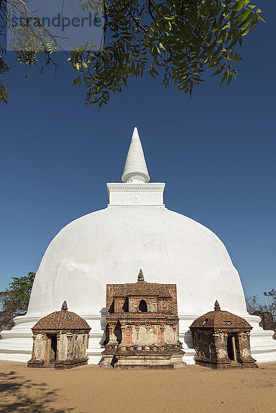 Kiri Vihara Dagoba  Polonnaruwa  Sri Lanka  Asien