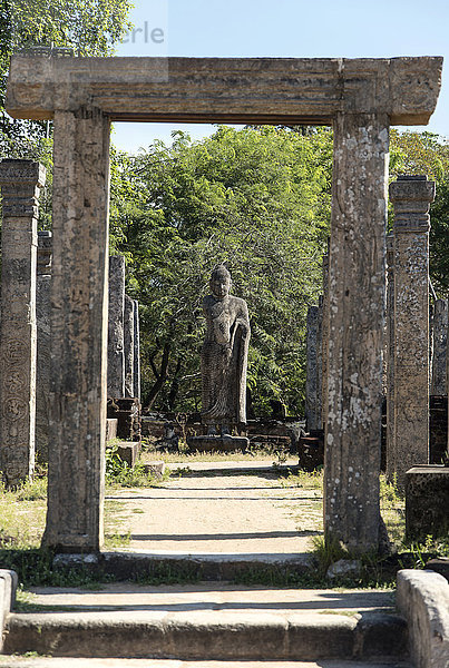 Atadage Schrein  Heiliges Viereck  Polonnaruwa  Sri Lanka  Asien