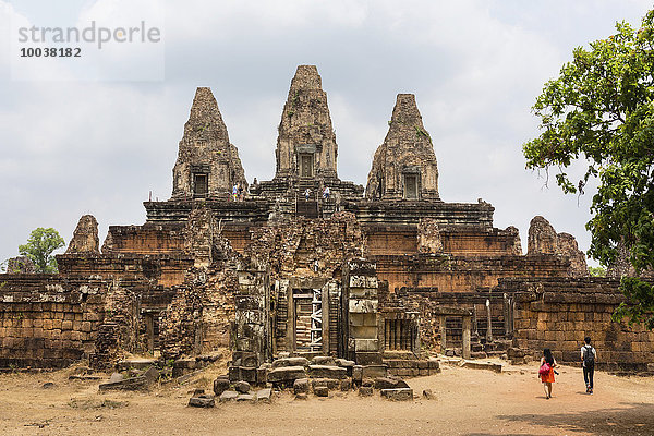 Osteingang  Zugang zum Östlichen Mebon  Angkor  Provinz Siem Reap  Kambodscha  Asien