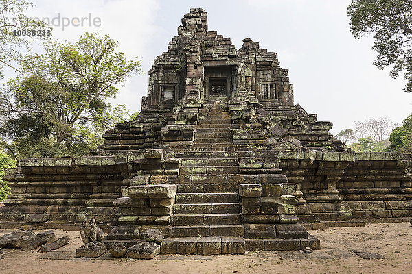 Preah Pithu  Prasat Tempel X.  Angkor Thom  Provinz Siem Reap  Kambodscha  Asien