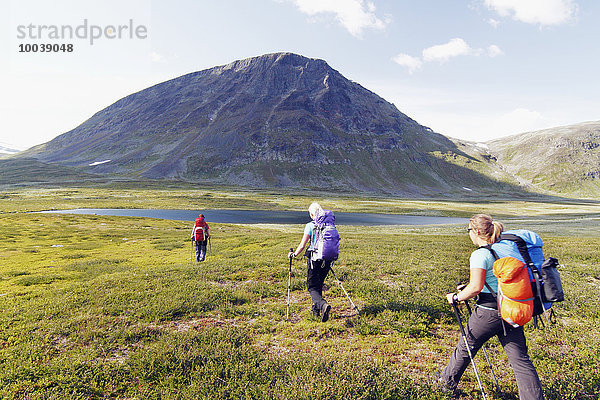 Frau Berg wandern