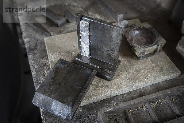 Work tools in a jewelry shop  Bavaria  Germany