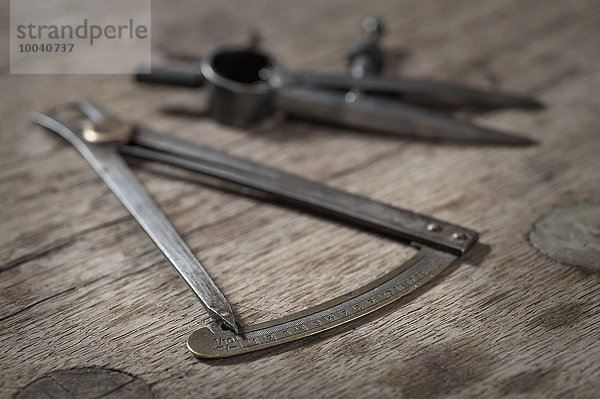 Close-up of work tools in workshop  Bavaria  Germany