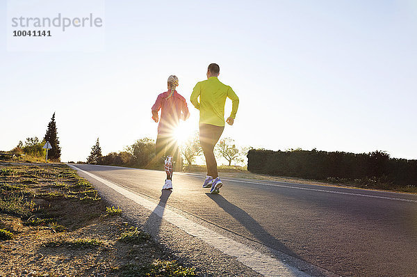 Couple jogging