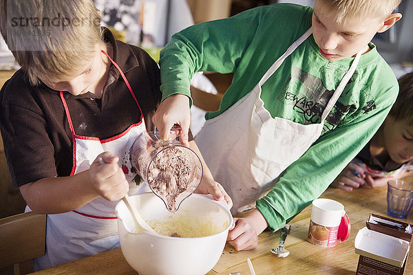 Children baking