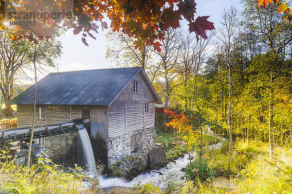 Wooden watermill