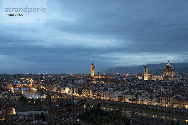 Italien  Florenz  Blick auf die Stadt