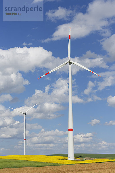 Deutschland  Bayern  Unterfranken  Windkraftanlagen