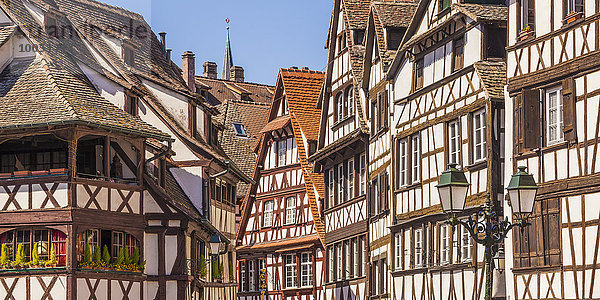 Frankreich  Elsass  Straßburg  Petite France  Fachwerkhäuser