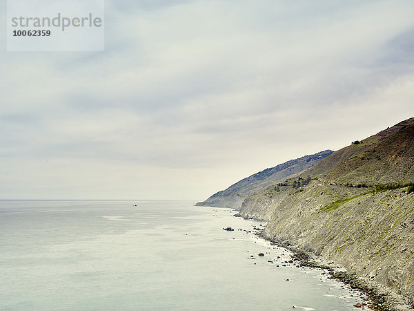 Blick auf die Küste  Big Sur  Kalifornien  USA