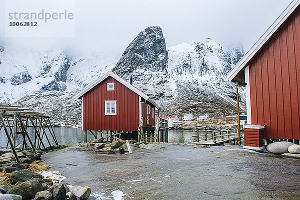 Fischerhütten  Reine  Lofoten  Norwegen