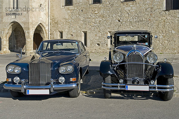 Oldtimer  Rolls Royce Silver Cloud III 1964 und Talbot M75C 1930