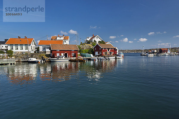 Ortsansicht  Gullholmen  Insel Gullholmen  Orust  Provinz Västra Götaland  Bohuslän  Schweden  Europa