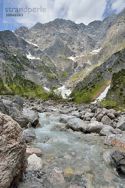 Ostwand des Watzmann  bei St. Bartholomä  Oberbayern  Bayern  Deutschland  Europa