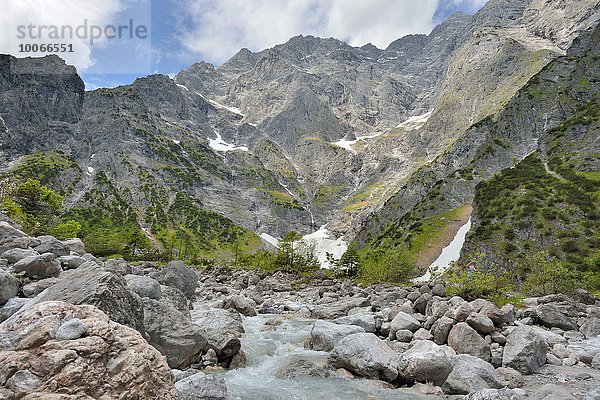 Ostwand des Watzmann  bei St. Bartholomä  Oberbayern  Bayern  Deutschland  Europa