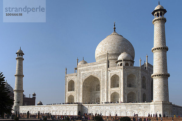Taj Mahal  Mausoleum  Agra  Uttar Pradesh  Indien  Asien