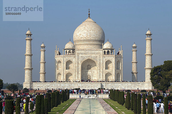 Taj Mahal  Grabmal  Mausoleum  Agra  Uttar Pradesh  Indien  Asien