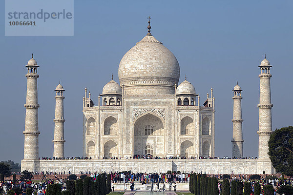 Taj Mahal  Grabmal  Mausoleum  Agra  Uttar Pradesh  Indien  Asien