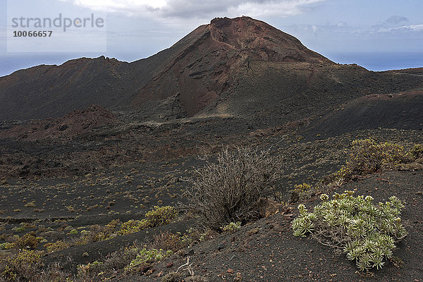 Vulkan de Teneguia  bei Fuencaliente  La Palma  Kanarische Inseln  Spanien  Europa