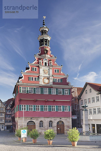 Altes Rathaus am Marktplatz  Esslingen  Baden-Württemberg  Deutschland  Europa
