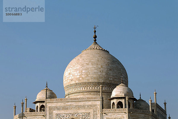 Kuppel des Taj Mahal  Mausoleum  Agra  Uttar Pradesh  Indien  Asien
